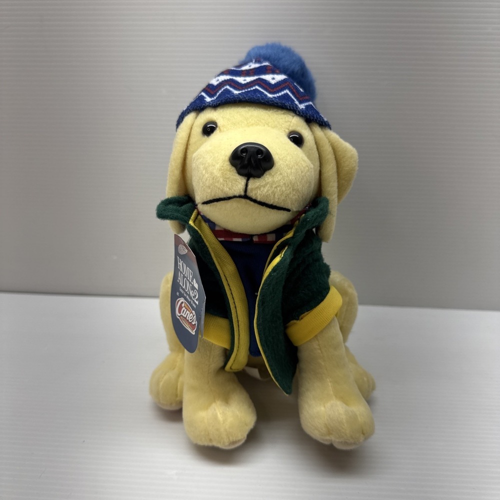 Raising Cane's Plush Dog Home Alone 2 Lost in New York 2017 Limited Kevin Toy 8"